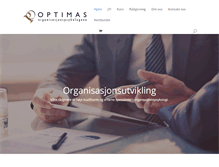 Tablet Screenshot of optimas.no