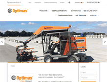 Tablet Screenshot of optimas.de